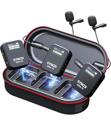 SYNCO G1A1 PRO ワイヤレスピンマイク Wireless Tie Clip Microphone SYNCO G1 Pro | SYNCO